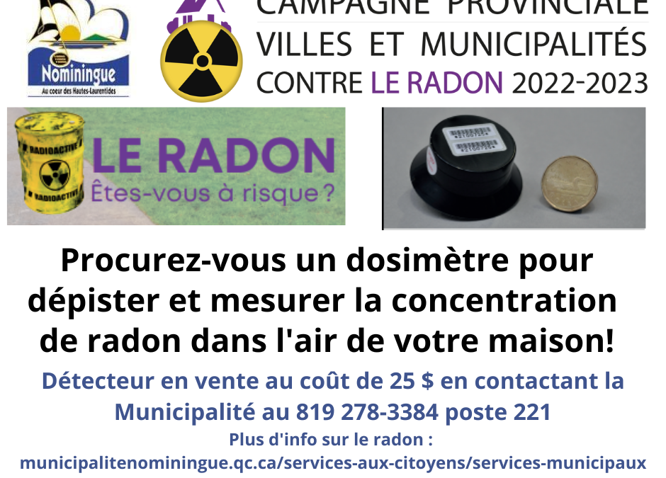 Campagne contre le radon